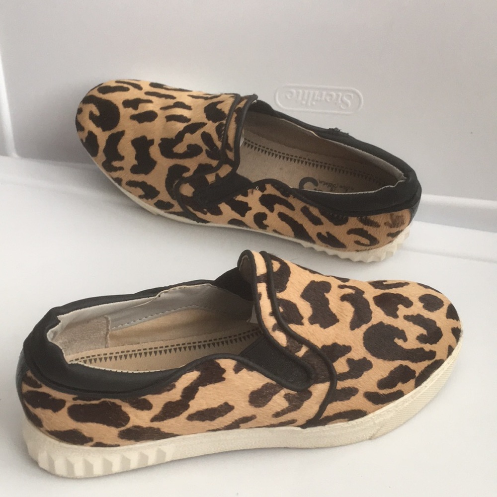 Sam Edelman Circus calfhair leather suede loafers